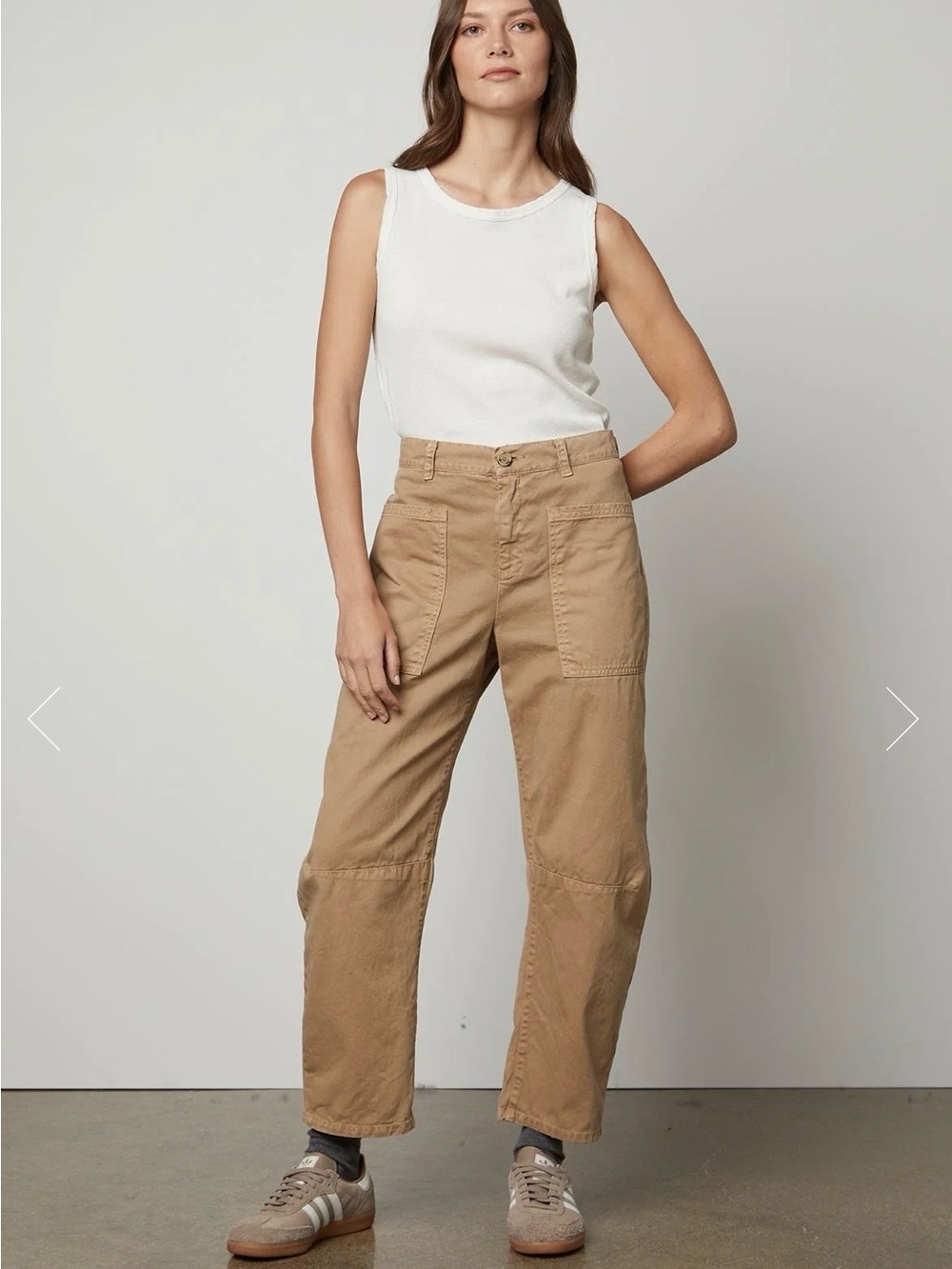 Velvet by Graham & Spencer Brylie Barrel Leg Pants in Pike